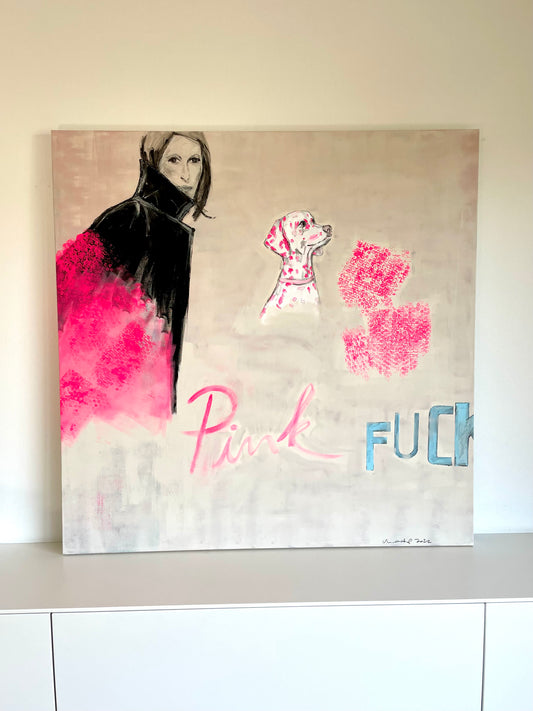 Leinwandbild - "PINK FUCK"