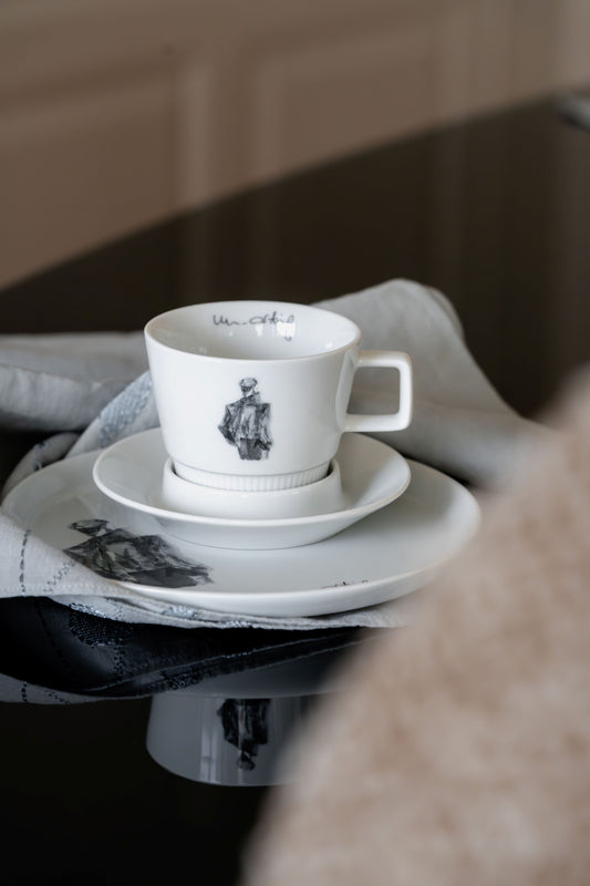 Kaffeetasse 0,25 l mit Unterteller - PREORDER